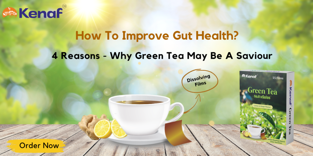 How to improve gut health with green tea