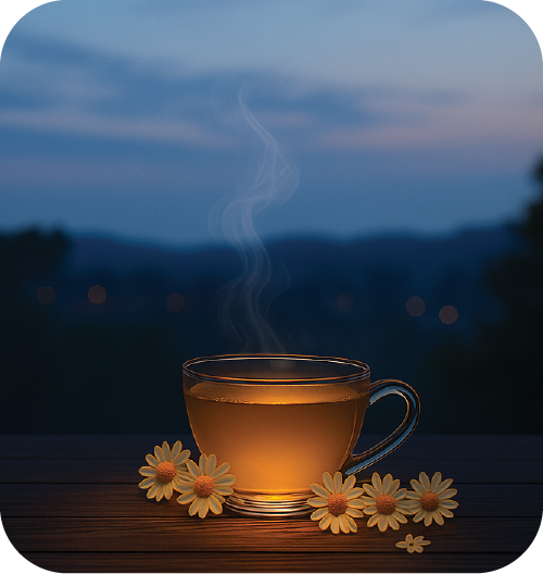 Natural and pure Chamomile green tea